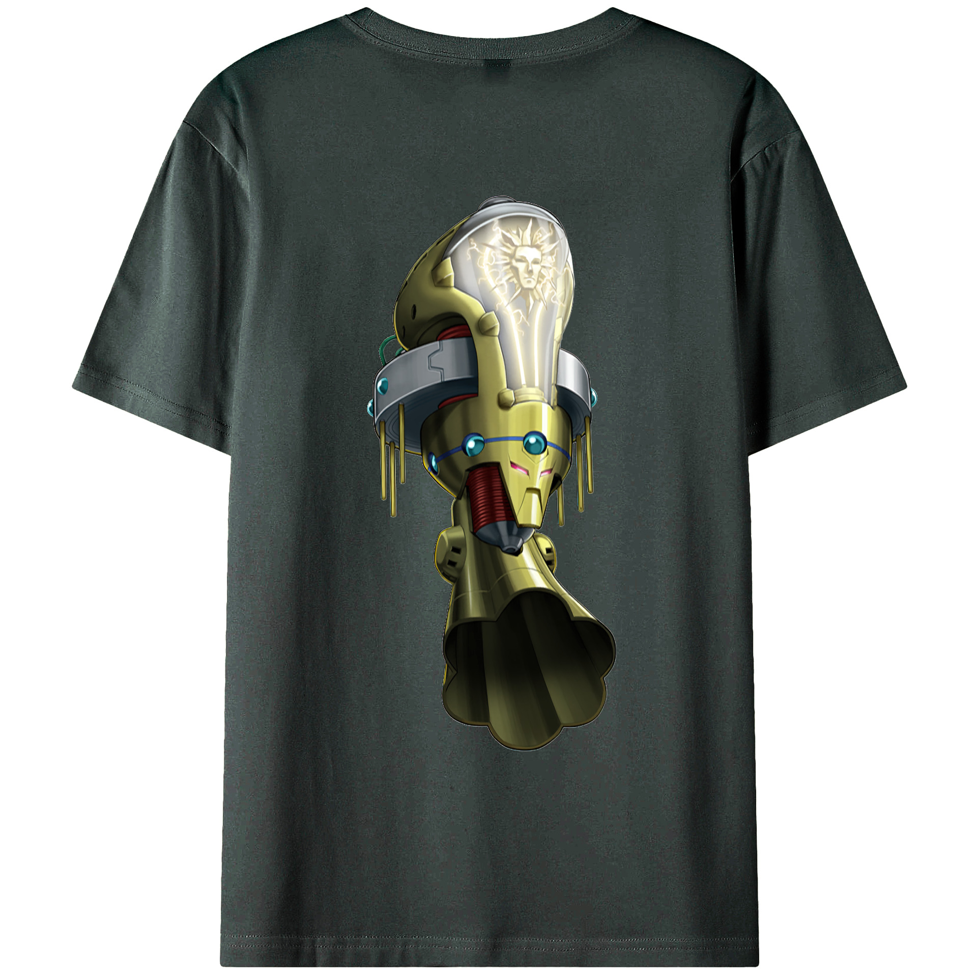 （画像用） 遊☆戯☆王 Yu-Gi-Oh! 綿100％ メンズ半袖Tシャツ（バックプリント） 通気性